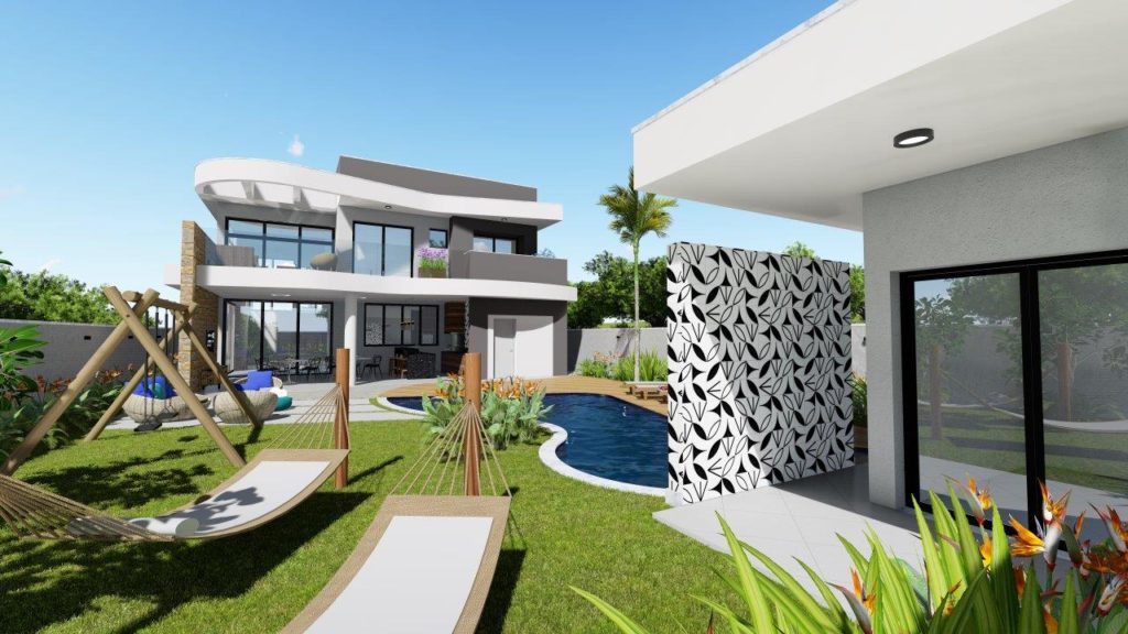 Casa planejada com projeto arquitetônico personalizado: beleza e funcionalidade